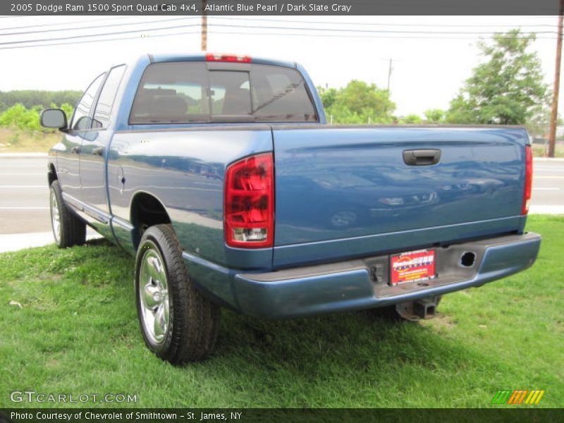 Atlantic Blue Pearl / Dark Slate Gray 2005 Dodge Ram 1500 Sport Quad Cab 4x4