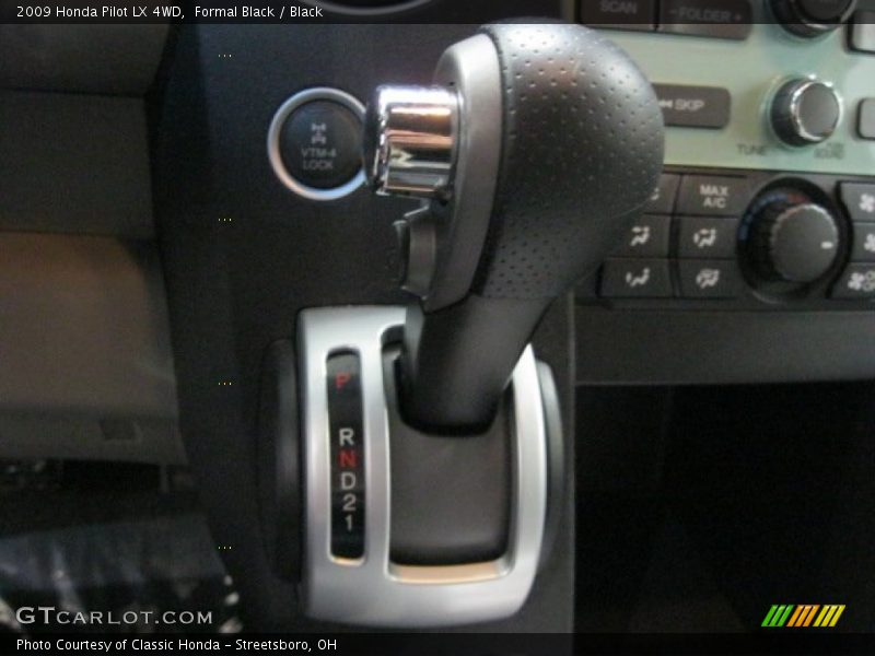  2009 Pilot LX 4WD 5 Speed Automatic Shifter
