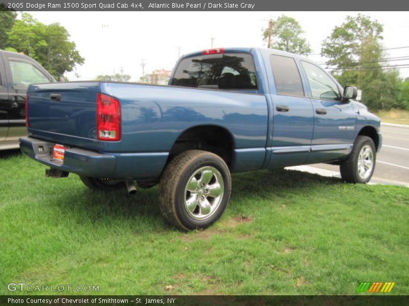 Atlantic Blue Pearl / Dark Slate Gray 2005 Dodge Ram 1500 Sport Quad Cab 4x4