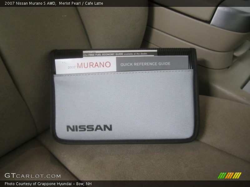 Merlot Pearl / Cafe Latte 2007 Nissan Murano S AWD
