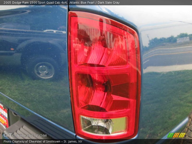 Atlantic Blue Pearl / Dark Slate Gray 2005 Dodge Ram 1500 Sport Quad Cab 4x4