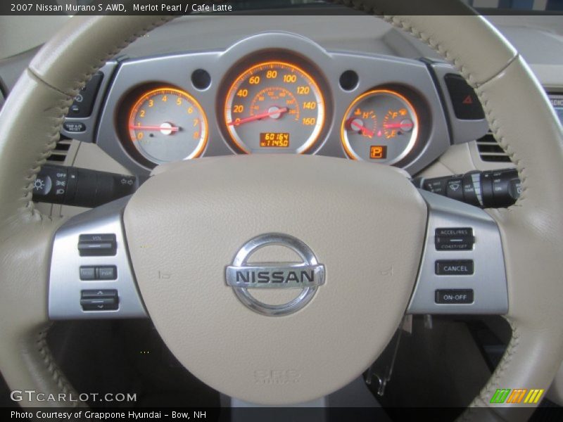 Merlot Pearl / Cafe Latte 2007 Nissan Murano S AWD