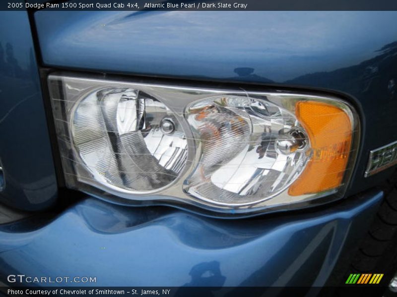 Atlantic Blue Pearl / Dark Slate Gray 2005 Dodge Ram 1500 Sport Quad Cab 4x4