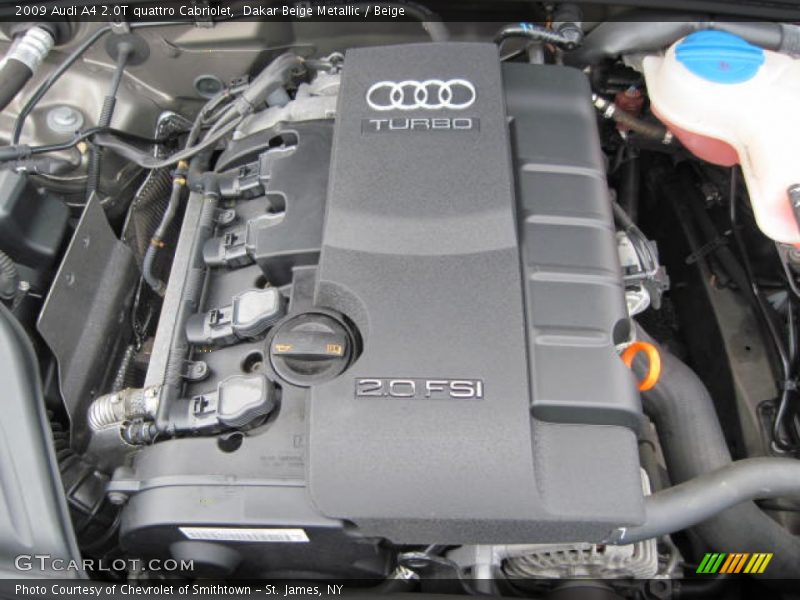  2009 A4 2.0T quattro Cabriolet Engine - 2.0 Liter FSI Turbocharged DOHC 16-Valve VVT 4 Cylinder