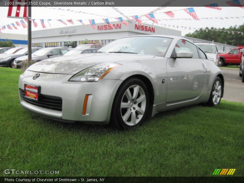 Silverstone Metallic / Carbon Black 2003 Nissan 350Z Coupe
