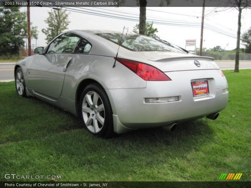 Silverstone Metallic / Carbon Black 2003 Nissan 350Z Coupe