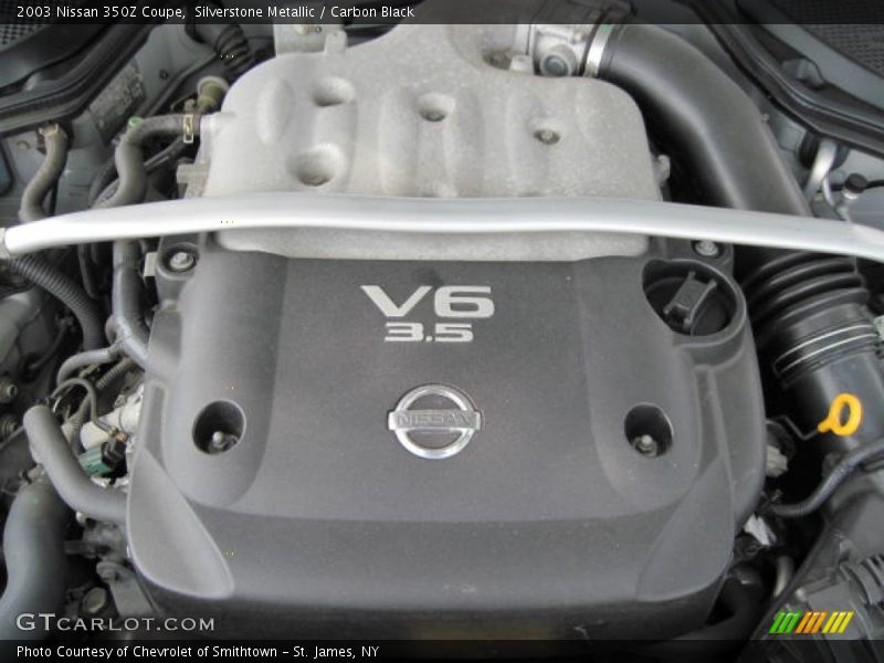 Silverstone Metallic / Carbon Black 2003 Nissan 350Z Coupe