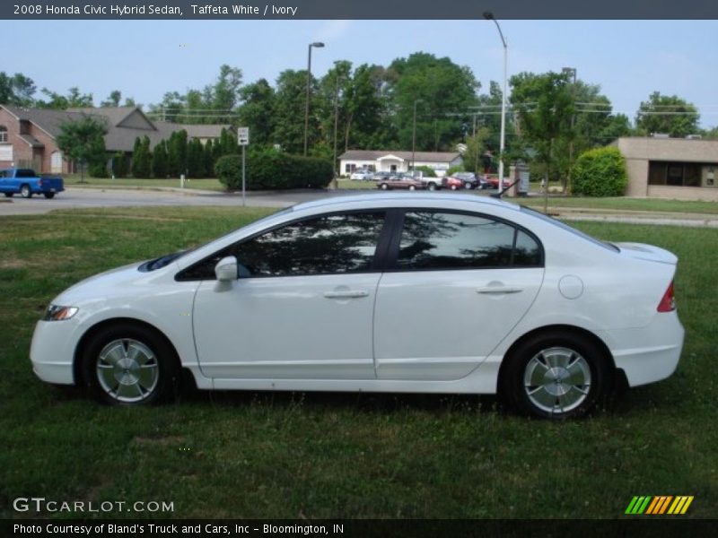 Taffeta White / Ivory 2008 Honda Civic Hybrid Sedan