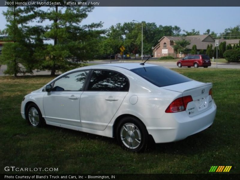 Taffeta White / Ivory 2008 Honda Civic Hybrid Sedan