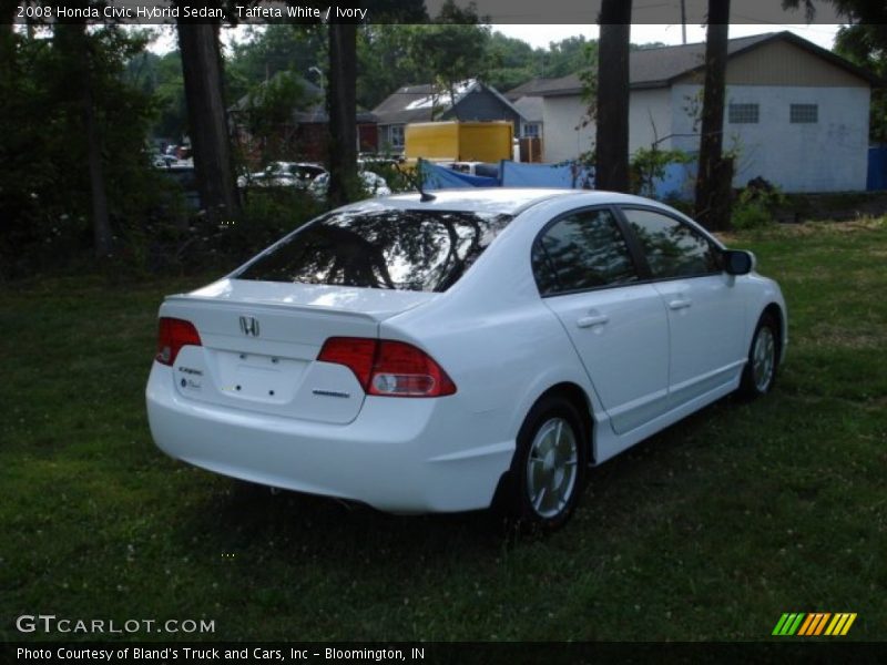 Taffeta White / Ivory 2008 Honda Civic Hybrid Sedan