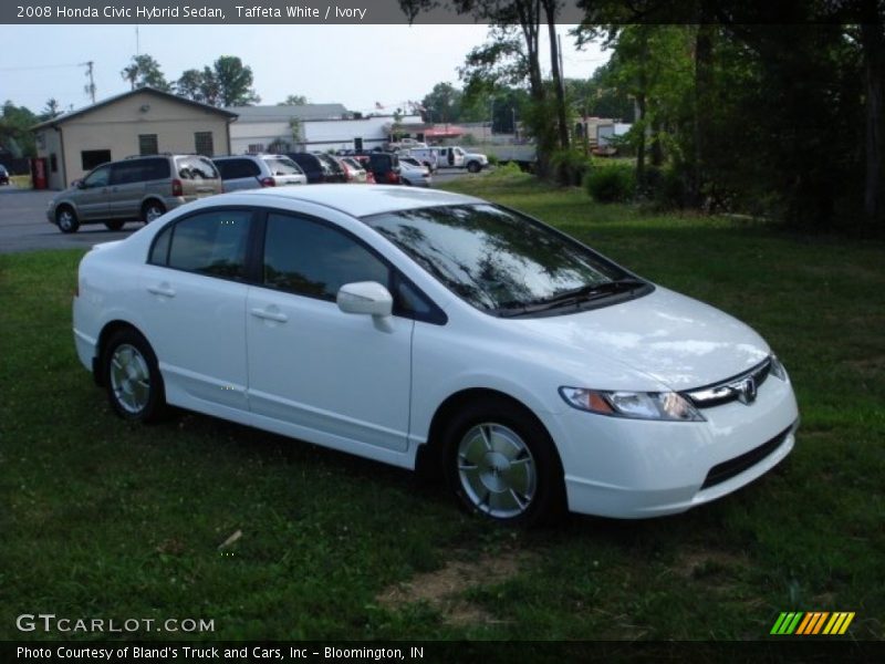 Taffeta White / Ivory 2008 Honda Civic Hybrid Sedan