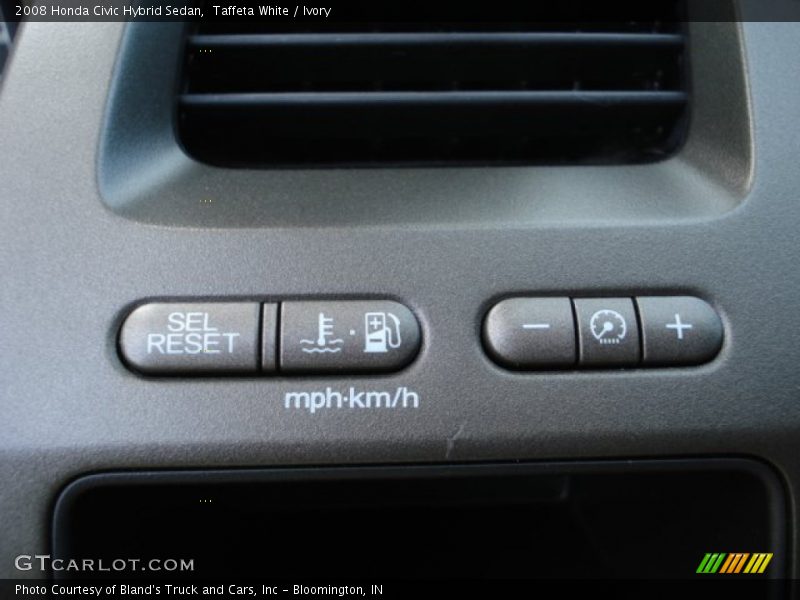 Taffeta White / Ivory 2008 Honda Civic Hybrid Sedan