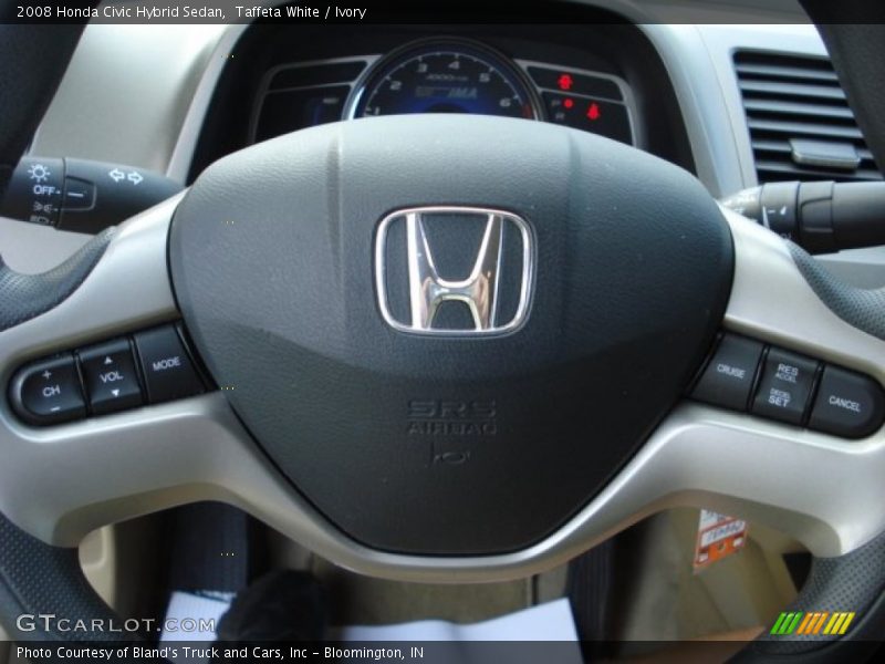 Taffeta White / Ivory 2008 Honda Civic Hybrid Sedan