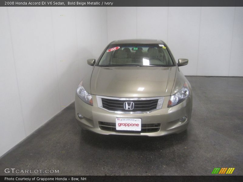 Bold Beige Metallic / Ivory 2008 Honda Accord EX V6 Sedan