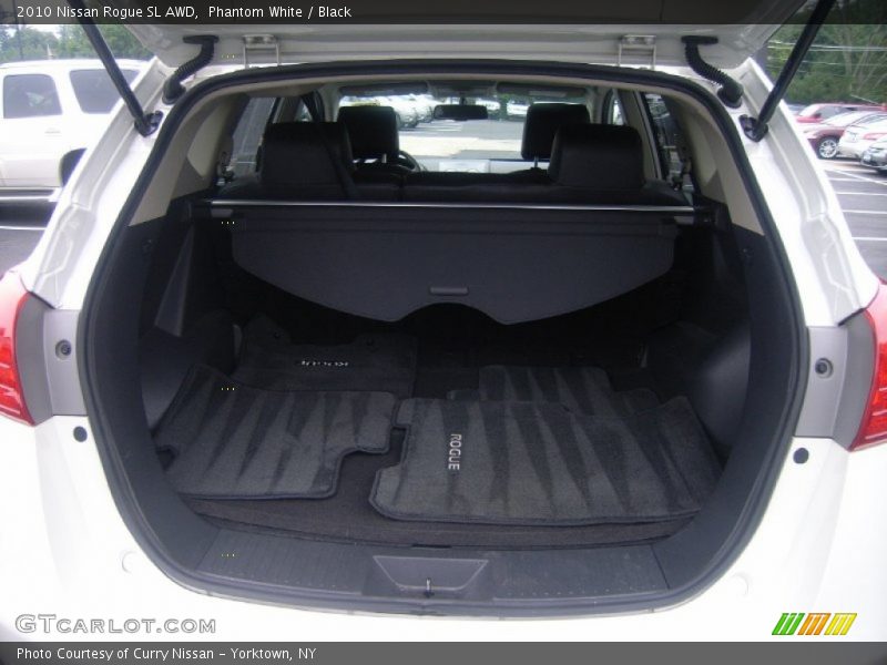 Phantom White / Black 2010 Nissan Rogue SL AWD