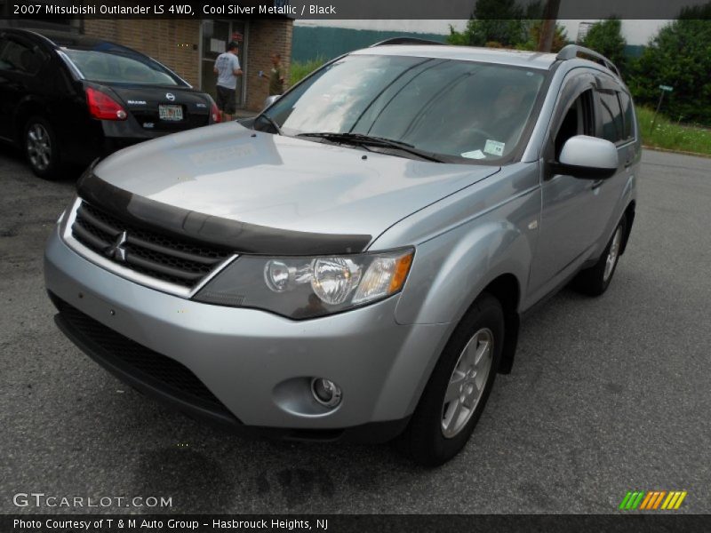 Cool Silver Metallic / Black 2007 Mitsubishi Outlander LS 4WD