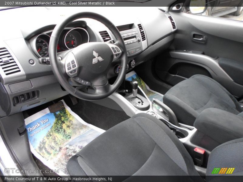 Cool Silver Metallic / Black 2007 Mitsubishi Outlander LS 4WD