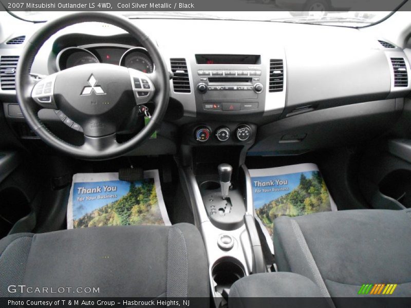 Cool Silver Metallic / Black 2007 Mitsubishi Outlander LS 4WD