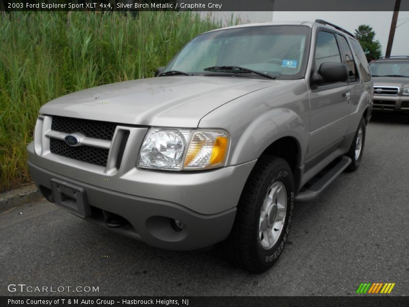 Silver Birch Metallic / Graphite Grey 2003 Ford Explorer Sport XLT 4x4