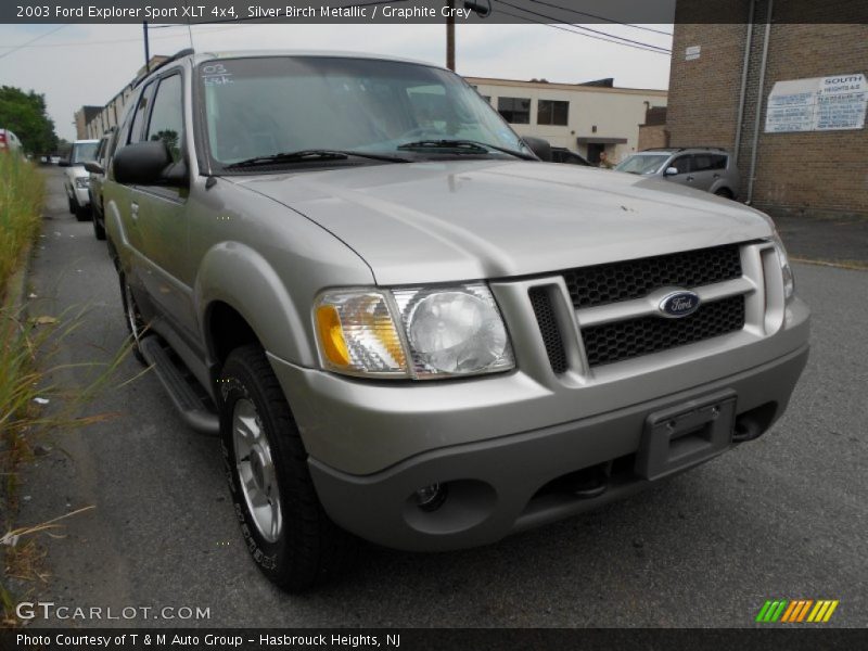 Silver Birch Metallic / Graphite Grey 2003 Ford Explorer Sport XLT 4x4