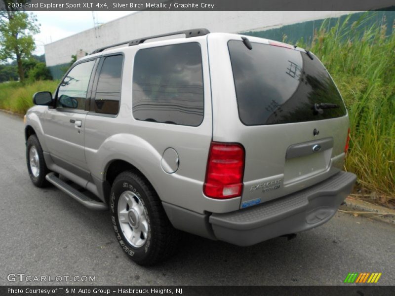 Silver Birch Metallic / Graphite Grey 2003 Ford Explorer Sport XLT 4x4