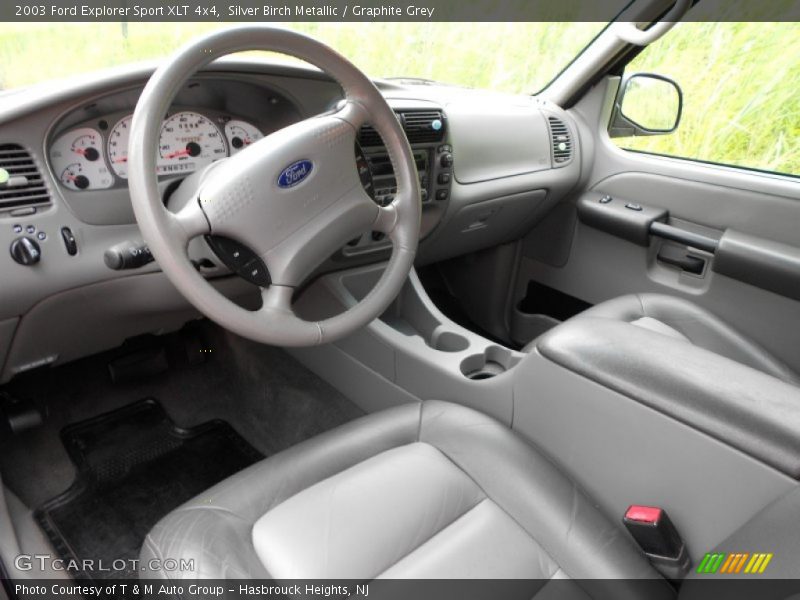 Silver Birch Metallic / Graphite Grey 2003 Ford Explorer Sport XLT 4x4