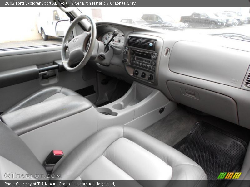 Silver Birch Metallic / Graphite Grey 2003 Ford Explorer Sport XLT 4x4