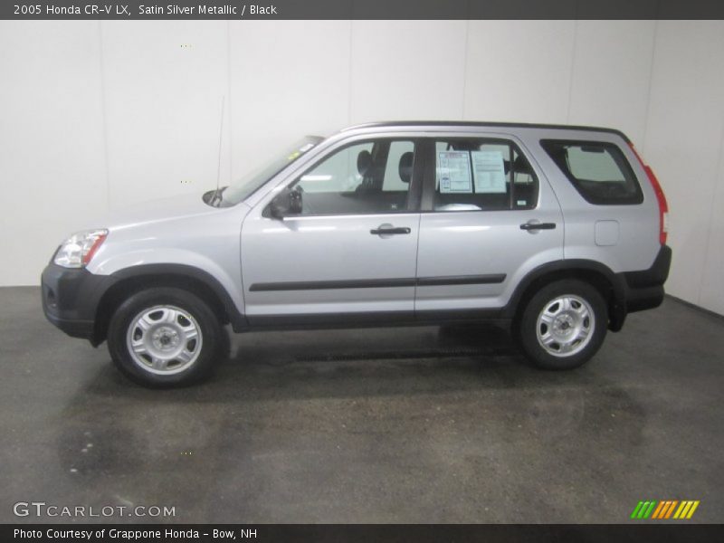 Satin Silver Metallic / Black 2005 Honda CR-V LX
