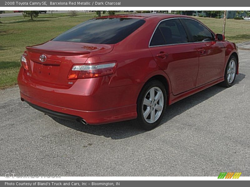 Barcelona Red Metallic / Dark Charcoal 2008 Toyota Camry SE