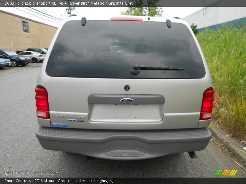 Silver Birch Metallic / Graphite Grey 2003 Ford Explorer Sport XLT 4x4
