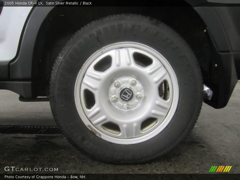 Satin Silver Metallic / Black 2005 Honda CR-V LX