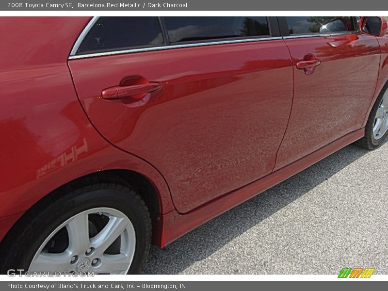 Barcelona Red Metallic / Dark Charcoal 2008 Toyota Camry SE