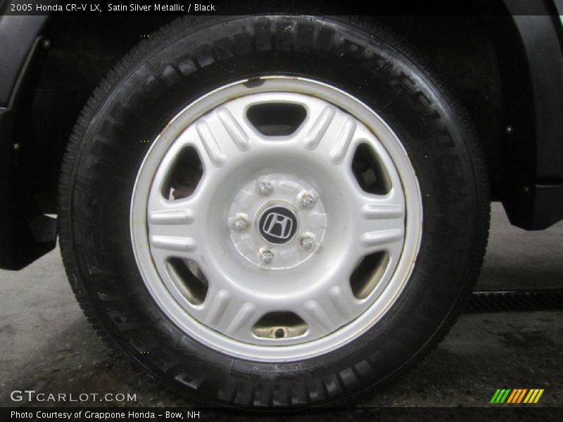 Satin Silver Metallic / Black 2005 Honda CR-V LX