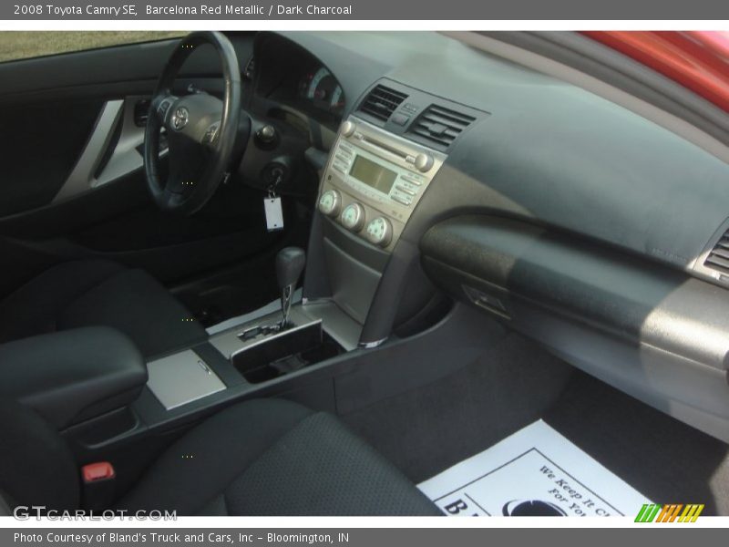 Barcelona Red Metallic / Dark Charcoal 2008 Toyota Camry SE