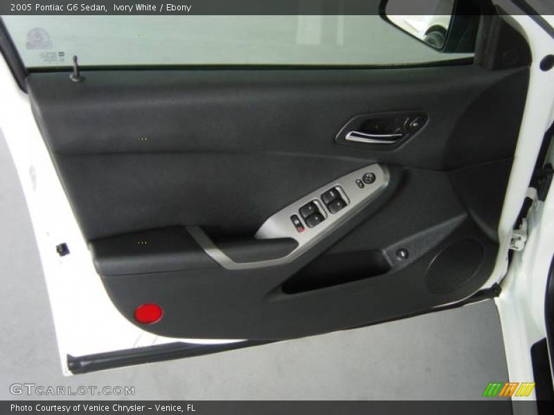 Ivory White / Ebony 2005 Pontiac G6 Sedan