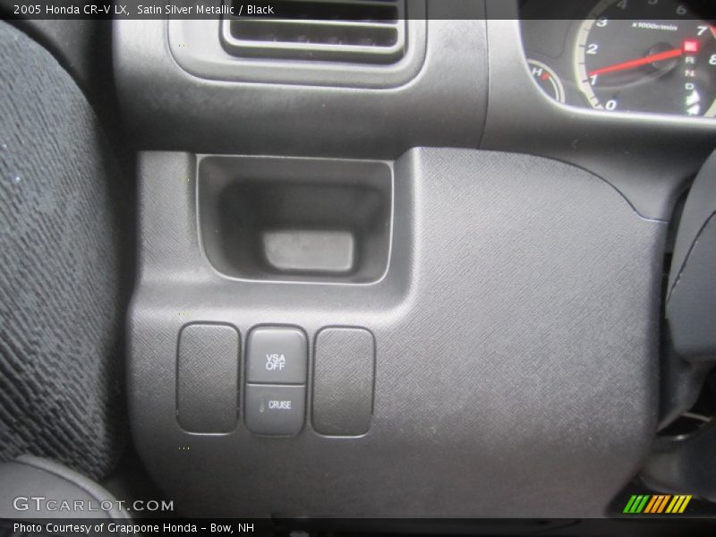 Satin Silver Metallic / Black 2005 Honda CR-V LX