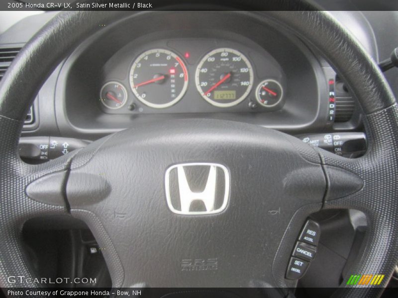 Satin Silver Metallic / Black 2005 Honda CR-V LX