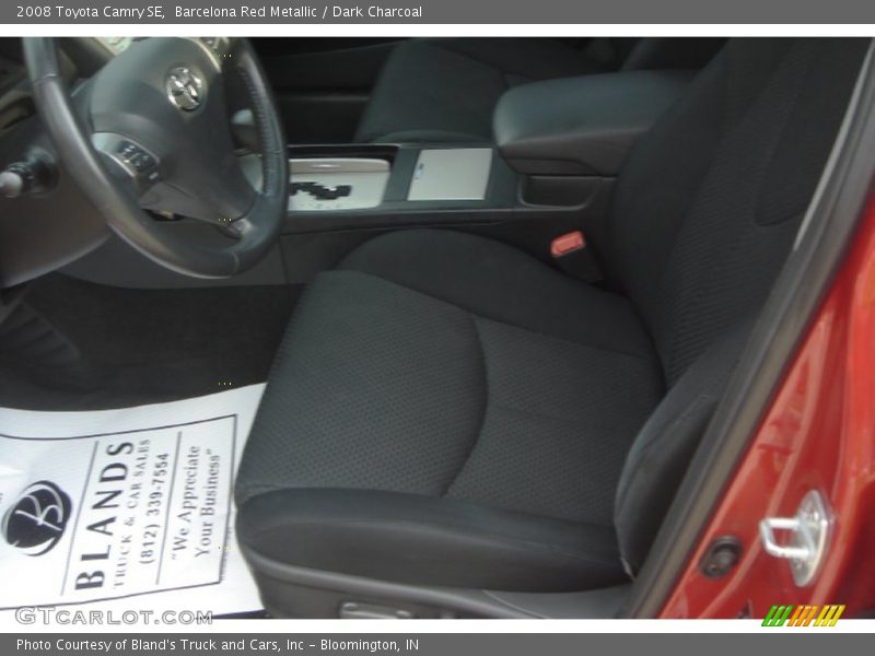 Barcelona Red Metallic / Dark Charcoal 2008 Toyota Camry SE