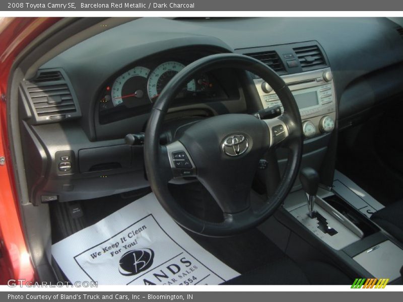 Barcelona Red Metallic / Dark Charcoal 2008 Toyota Camry SE