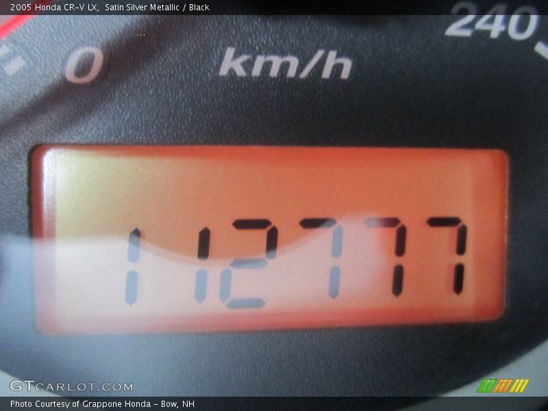 Satin Silver Metallic / Black 2005 Honda CR-V LX