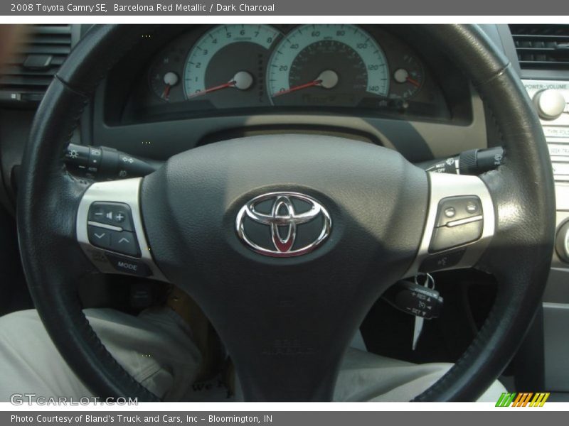 Barcelona Red Metallic / Dark Charcoal 2008 Toyota Camry SE
