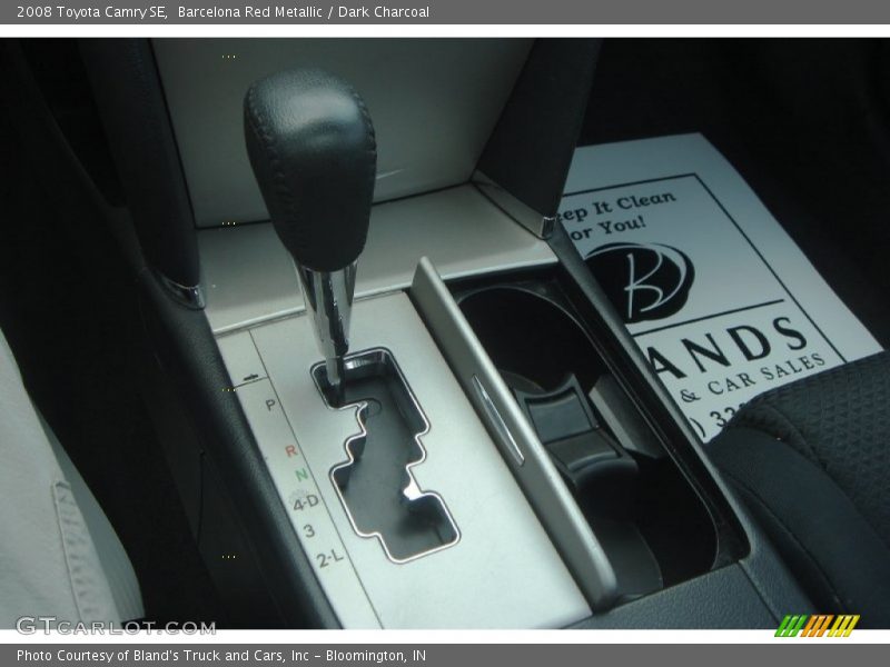 Barcelona Red Metallic / Dark Charcoal 2008 Toyota Camry SE