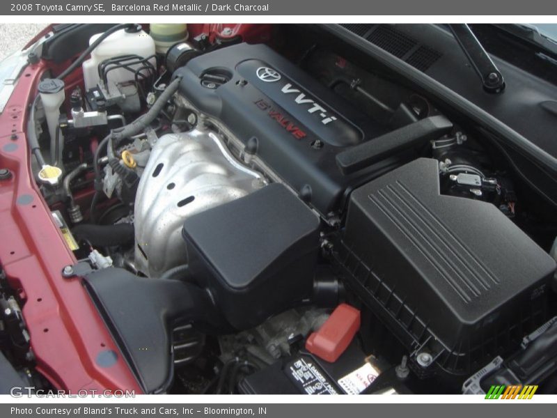 Barcelona Red Metallic / Dark Charcoal 2008 Toyota Camry SE