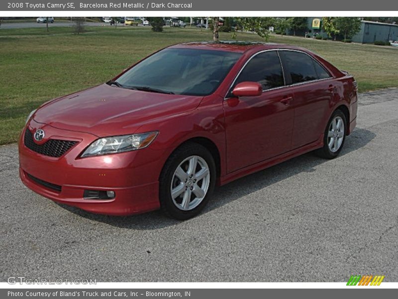 Barcelona Red Metallic / Dark Charcoal 2008 Toyota Camry SE