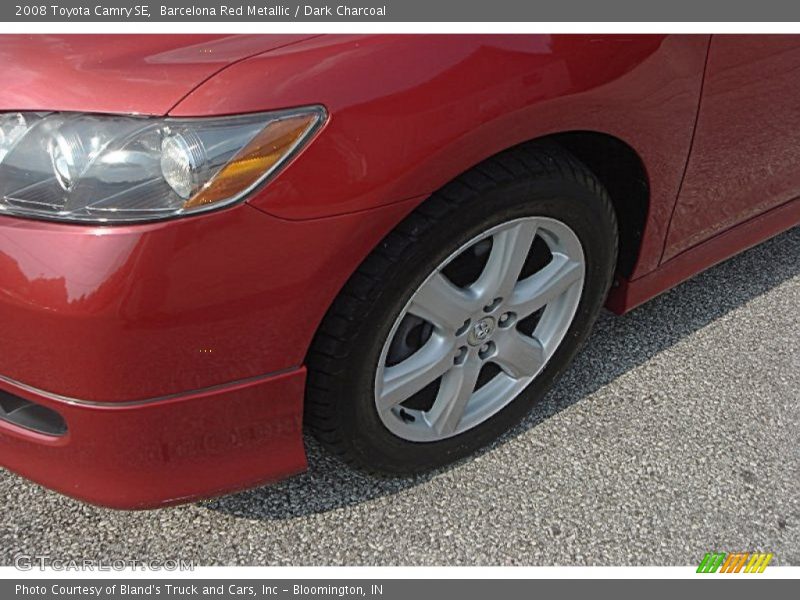 Barcelona Red Metallic / Dark Charcoal 2008 Toyota Camry SE