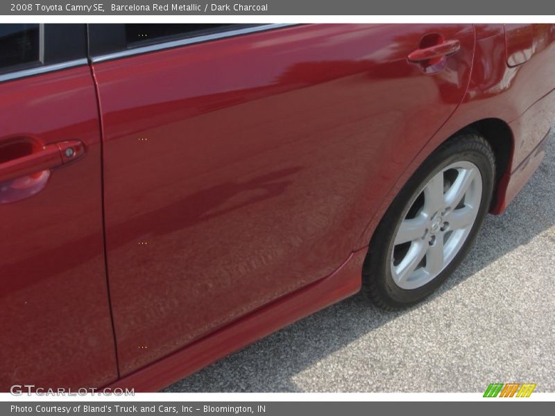 Barcelona Red Metallic / Dark Charcoal 2008 Toyota Camry SE