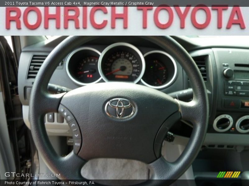 Magnetic Gray Metallic / Graphite Gray 2011 Toyota Tacoma V6 Access Cab 4x4