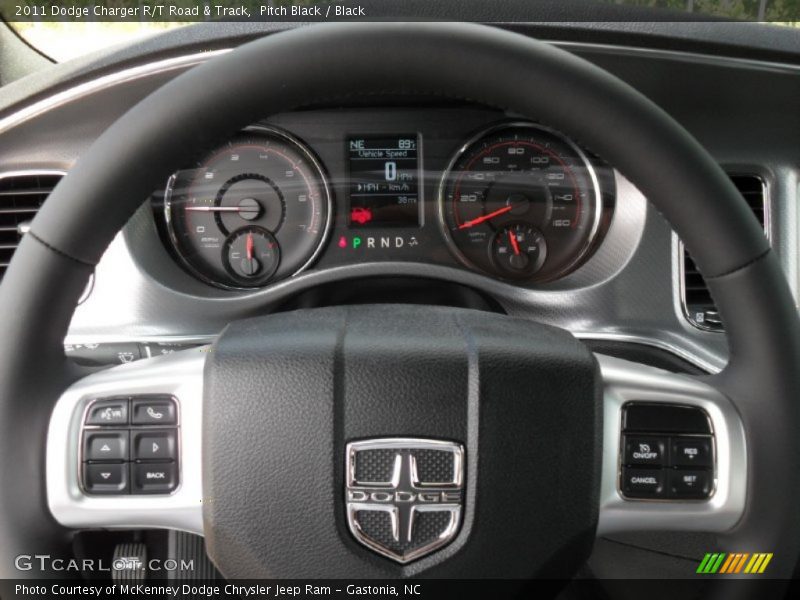 Pitch Black / Black 2011 Dodge Charger R/T Road & Track