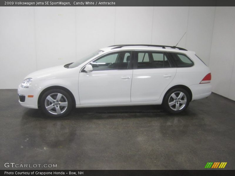 Candy White / Anthracite 2009 Volkswagen Jetta SE SportWagen