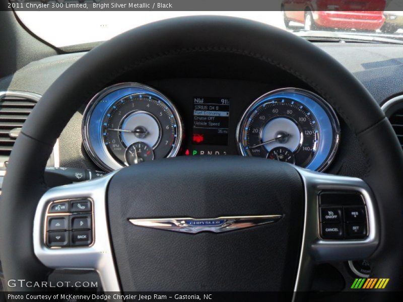 Bright Silver Metallic / Black 2011 Chrysler 300 Limited